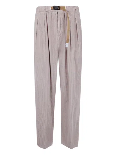 White Sand Long Classic Trousers Clothing In Gray