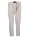 White Sand Long Classic Trousers Clothing In Neutral