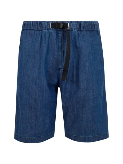 White Sand Pocket Shorts In Blue