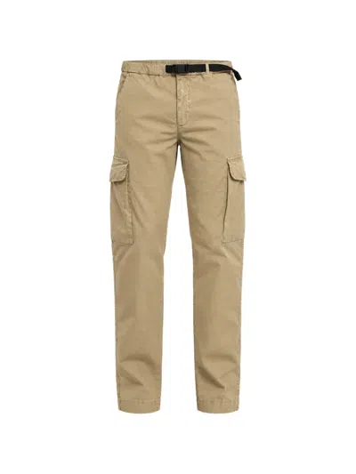 White Sand Ripstop-texture Cargo Pants In Neutral