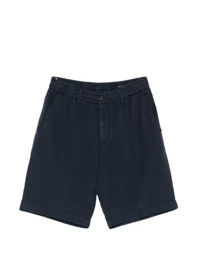 White Sand Robert Elasticated-waist Shorts In Blue