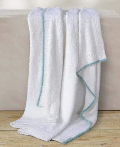 White Sand Sahara Cozy Throw, 50" X 70" In Aqua