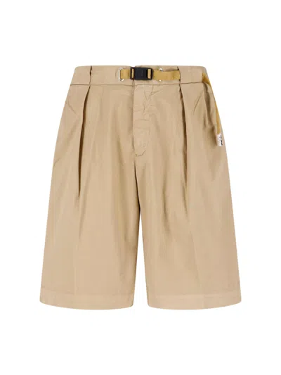 White Sand Sand-inspired Cotton Stretch Trousers For Men In Nude