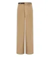 White Sand Shirley Beige Wide Leg Trousers