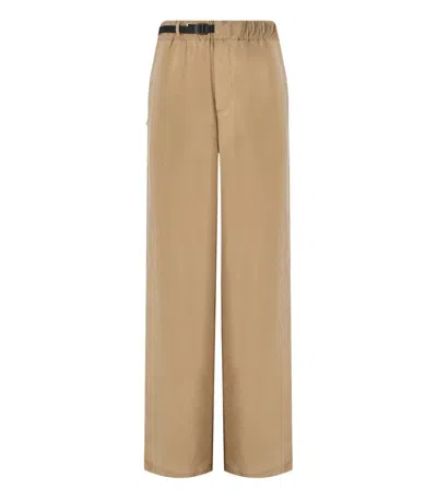 WHITE SAND WHITE SAND SHIRLEY BEIGE WIDE LEG PANTS