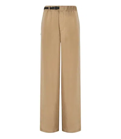 White Sand Shirley Beige Wide Leg Trousers