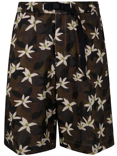 WHITE SAND WHITE SAND SHORT BERMUDA TROUSERS