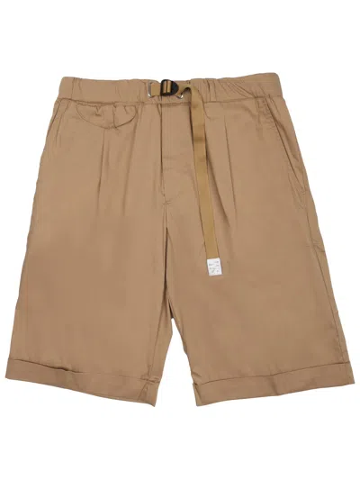 White Sand Shorts Con Cintura In Brown