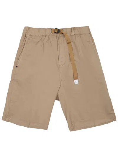 White Sand Shorts Con Cintura In Brown