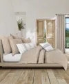 White Sand South Seas Cotton Duvet Cover, King/california King In Sand