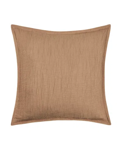 White Sand South Seas Sham, European In Terracotta