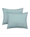 White Sand South Seas Sham, Standard In Aqua