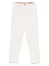 White Sand Straight-leg Trousers