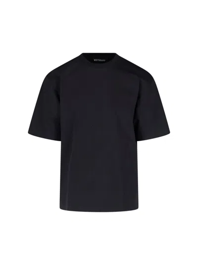 White Sand T-shirt With Charm In Black  