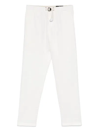 White Sand Tapered Trousers In White
