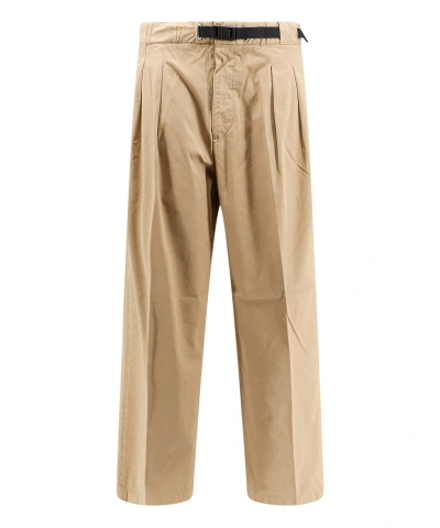 White Sand Trousers In Brown