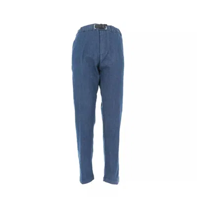 White Sand Trousers In Blue