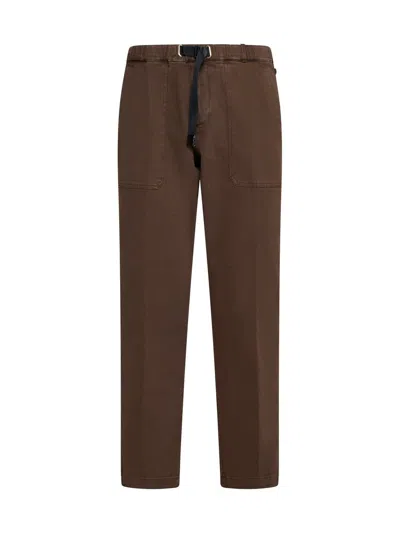 White Sand Trousers In Brown