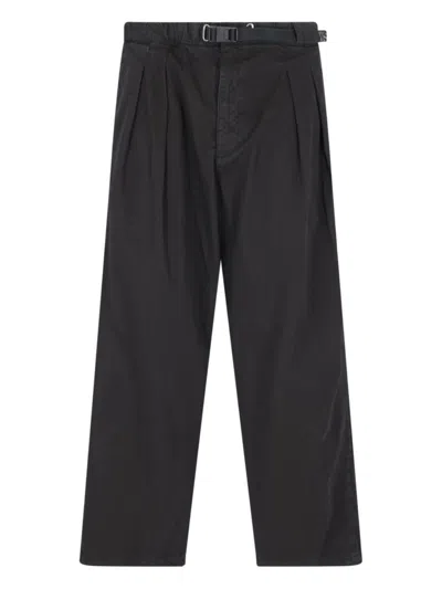 White Sand Trousers In Black