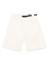 White Sand Twill Bermuda Shorts In Neutrals