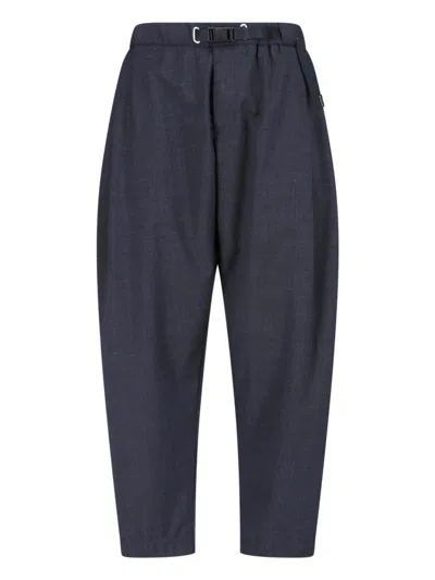 White Sand Wide Leg Pants In Gray