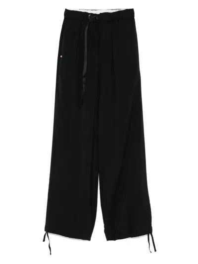 WHITE SAND WHITE SAND WIDE-LEG TROUSERS