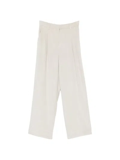 White Sand Wide-leg Trousers