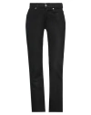 White Sand Woman Jeans Black Size 26 Cotton, Elastane In Black