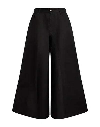 White Sand Woman Jeans Black Size 6 Cotton, Elastane