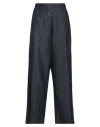 White Sand Woman Jeans Blue Size 10 Cotton, Linen In Blue