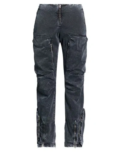White Sand Woman Jeans Midnight Blue Size 4 Cotton, Elastane In Black