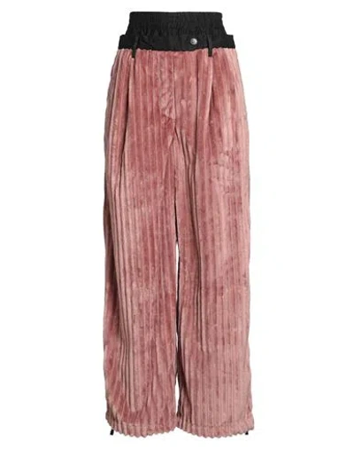 White Sand Woman Pants Antique Rose Size 6 Polyester In Pink