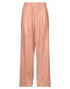 White Sand Pants In Pink