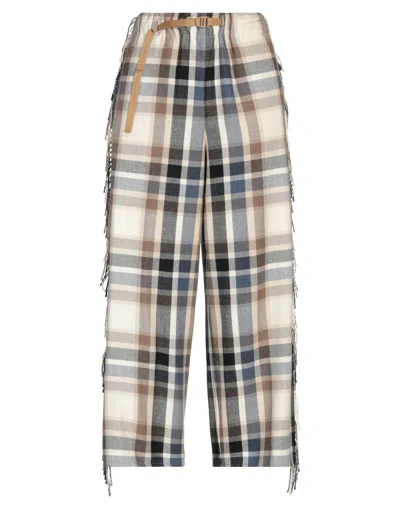 White Sand Pants In Beige