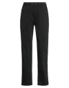 White Sand Woman Pants Black Size 00 Cotton, Elastane