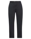 White Sand Woman Pants Black Size 00 Cotton, Elastane