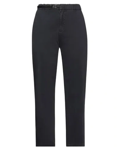 White Sand Woman Pants Black Size 00 Cotton, Elastane