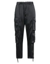 White Sand Woman Pants Black Size 1 Polyester, Elastane In Black