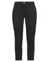 White Sand Pants In Black