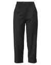 White Sand Pants In Black