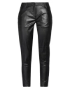 White Sand Woman Pants Black Size 8 Polyester, Polyurethane