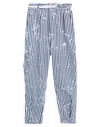 White Sand Pants In Blue