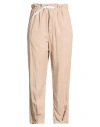 White Sand Woman Pants Blush Size 4 Lyocell In Neutral