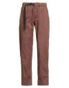 White Sand Woman Pants Brown Size 2 Cotton, Tencel, Silk, Elastane