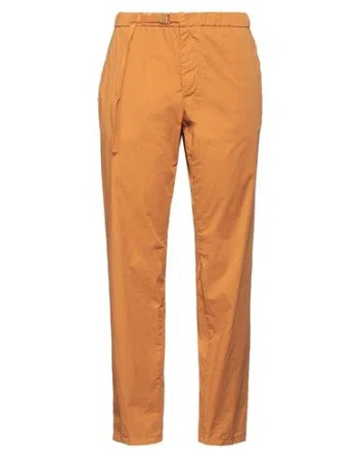 White Sand Woman Pants Camel Size 1 Cotton, Elastane In Beige