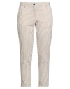 White Sand Woman Pants Camel Size 6 Polyester, Cotton In Neutral