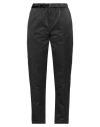 White Sand Woman Pants Charcoal Size 0 Cotton, Silk In Grey