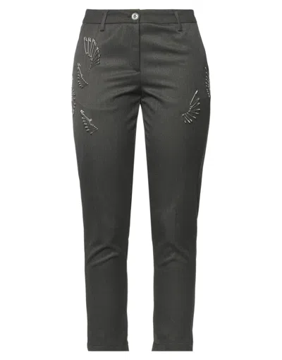 White Sand Pants In Grey