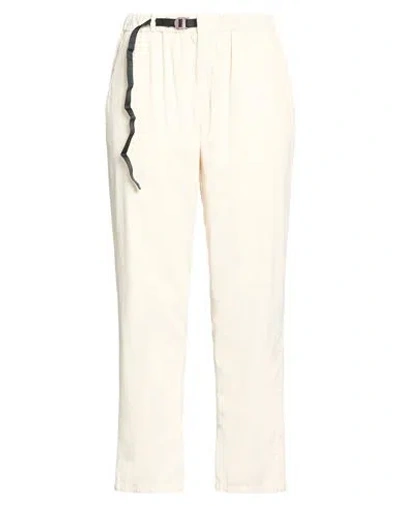 White Sand Woman Pants Cream Size 8 Cotton, Tencel
