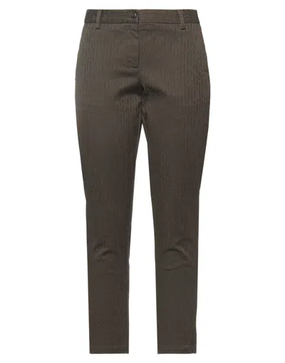 White Sand Pants In Brown